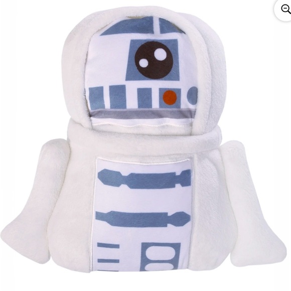 Star Wars Other - Star Wars R2-D2 Plush Character Toddler Blanket 30” x 40” White NWT